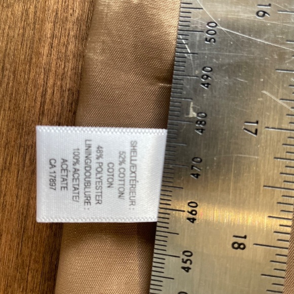 Vintage Y2K/1990s Banana Republic Paisley Gold Thread Pencil Skirt Size - Picture 9 of 10